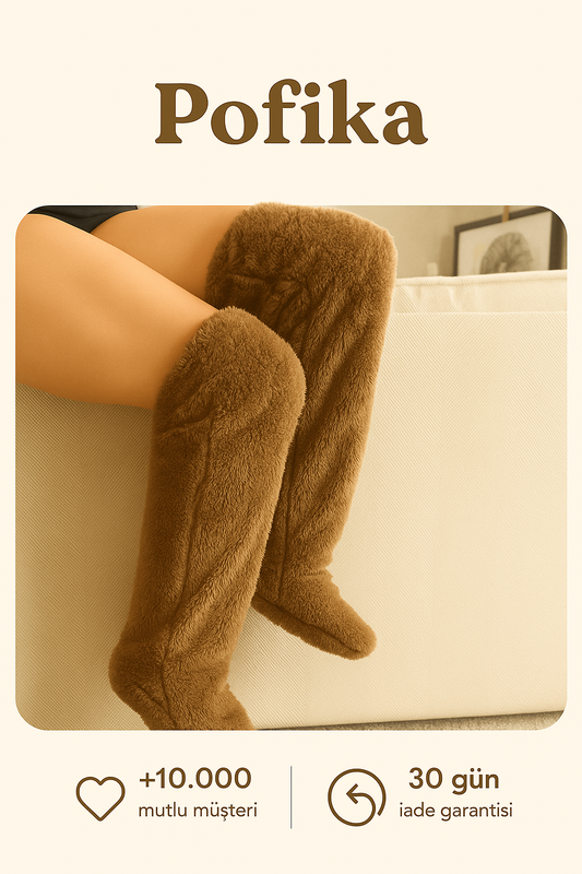 Pofika™ Peluş Çorap