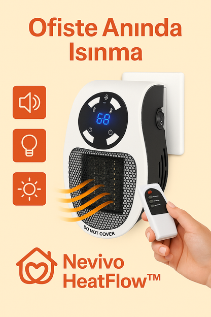 Nevivo HeatFlow™ Portatif Isıtıcı